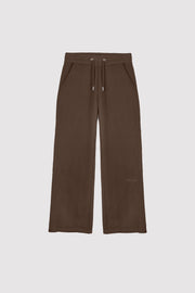 WIDE LEG JOGGERS - BROWN