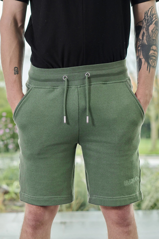 unisex green tracksuit short - Herman&Co