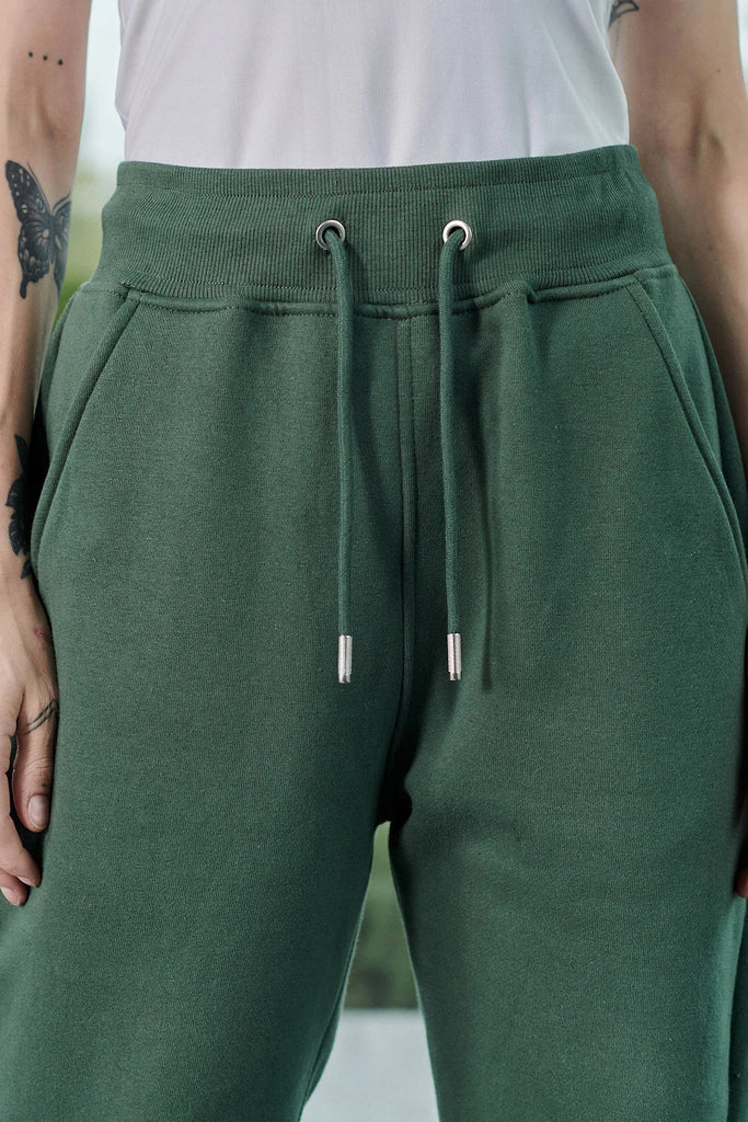 shop unisex brown tapered jogger - Herman&Co