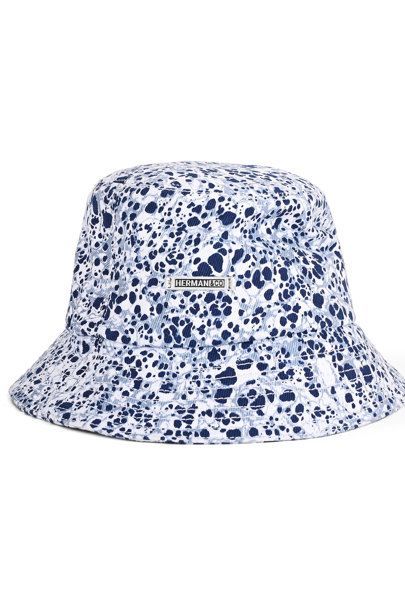 Shop Marble Crack Printed Bucket Hat  – HERMAN&CO