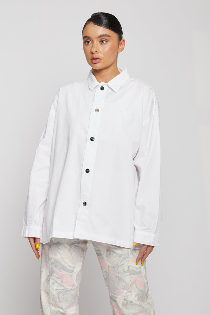 best unisex white oversized shirt - Herman&Co