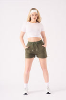 Core Motive Shorts in Khaki - Jmojo